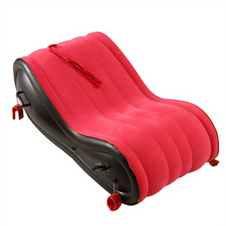 Outdoor Furniture Epping - 빨간색 성인용 에어 소파 침대, 고하중