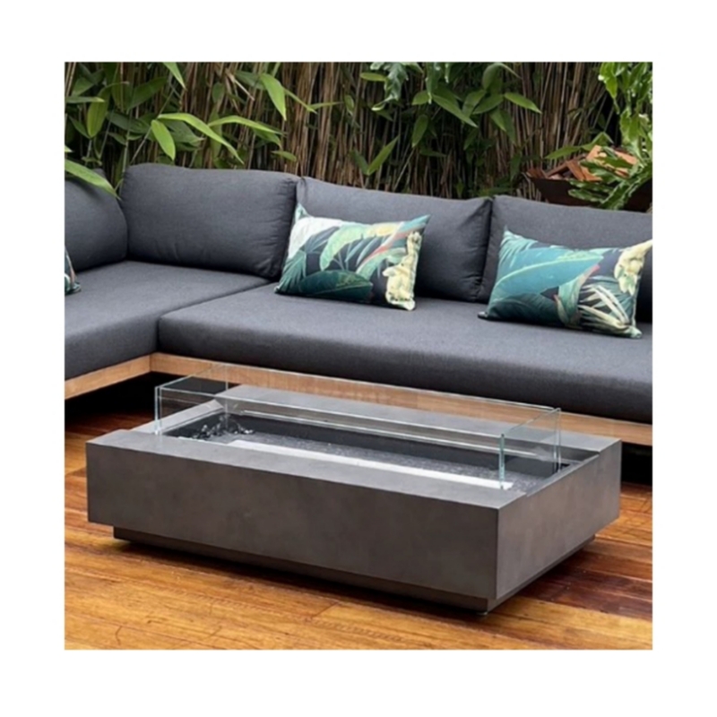 Outdoor Furniture Fire Table - 현대적인 코르텐강 가스 야외 가구 세트