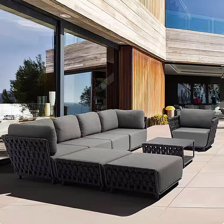 Outdoor Furniture Luxury - # 럭셔리 라탄 알루미늄 야외 정원