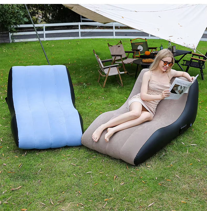 에어 데크 체어, 에어 라운저 비치 에어 소파 체어,  - Deck Chair Lounger 리뷰 및 가격