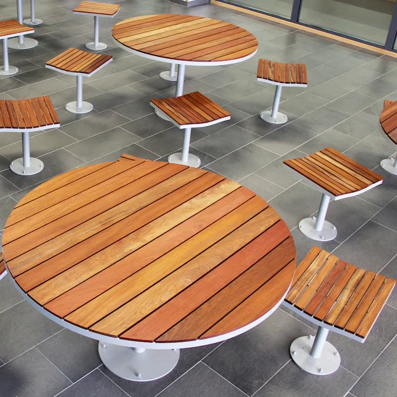 야외 공원 테이블 및 의자 세트 목재 레저용 조합 정원 - Outdoor Furniture Yellow 리뷰 및 가격