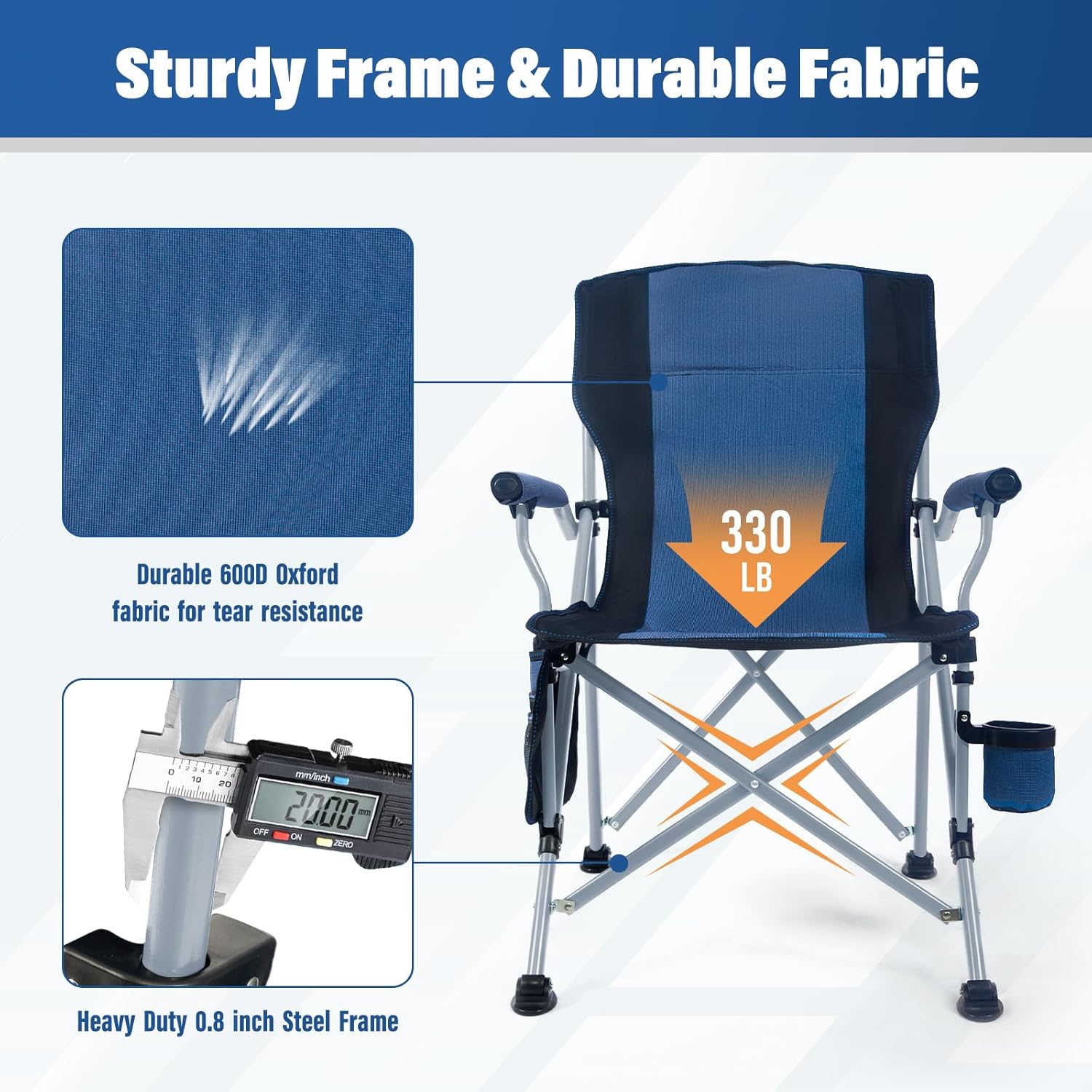 공장 도매 야외 휴대용 접이식 캠핑 의자 컵홀더가 있는 - Outdoor Furniture Recliner Set 리뷰 및 가격