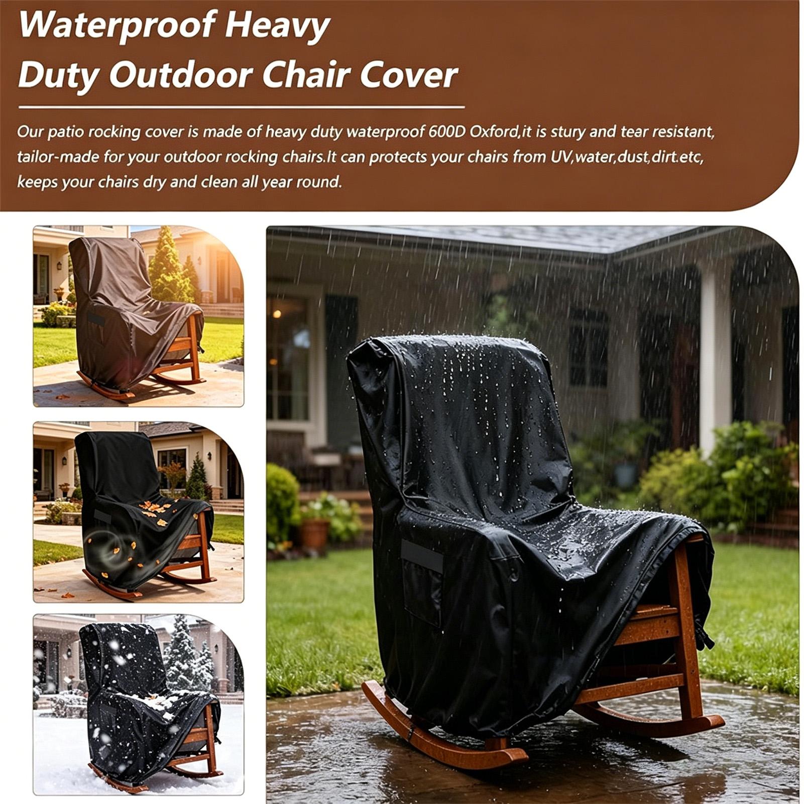 라운지 의자 커버 야외 가구 보호 커버 파티오 잔디밭  - Outdoor Furniture Cover 리뷰 및 가격