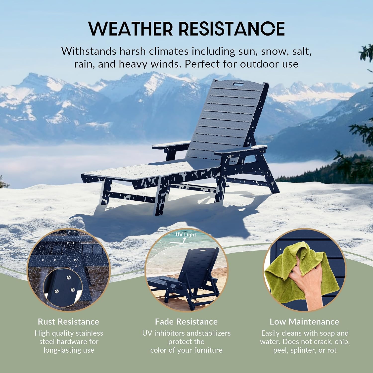 말리부 폴리 리클라이닝 긴 의자 라운지(2개 세트) 네 - Outdoor Furniture Recliner Set 리뷰 및 가격