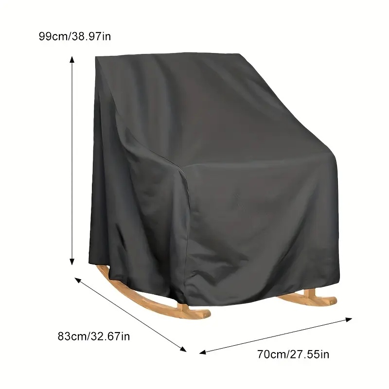 헤비듀티 옥스포드 원단 야외 흔들의자 커버 - 조절 가 - Outdoor Furniture Cover 리뷰 및 가격