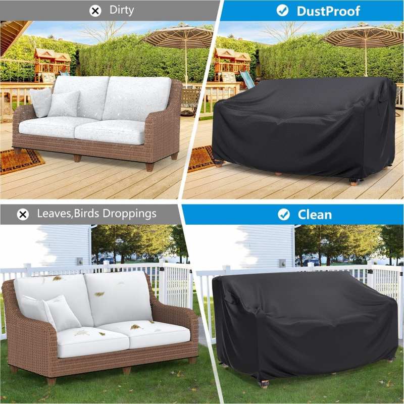 1pcs 야외 가구 커버, 210D 파티오 소파 커버, - Outdoor Furniture Cover 리뷰 및 가격