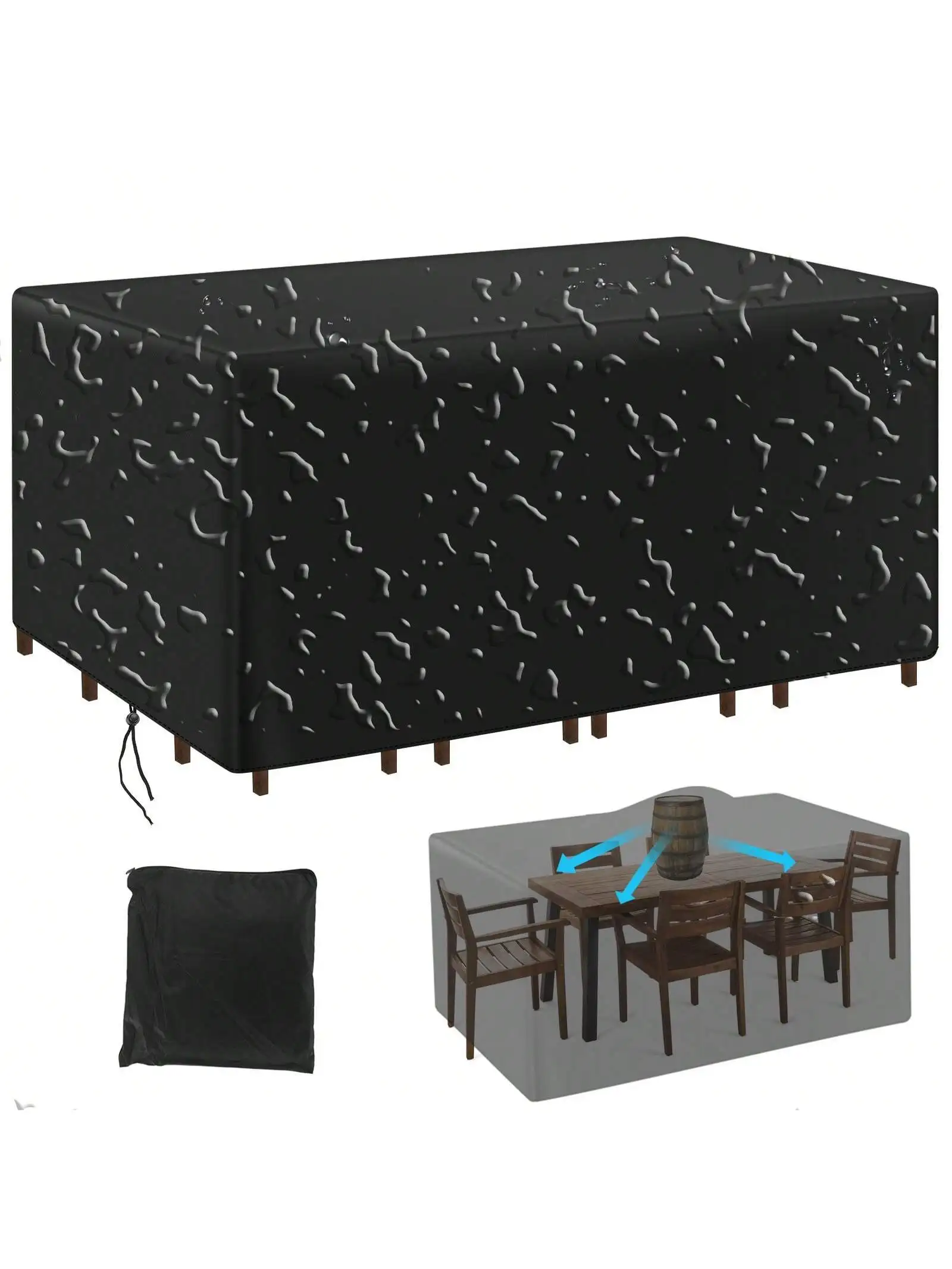 멀티 사이즈 야외 파티오 정원 가구, 의자, 소파, 테 - Outdoor Furniture Cover 리뷰 및 가격