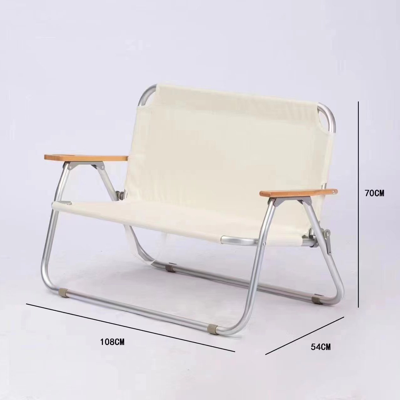 야외용 2인용 접이식 내구성 강한 더블 시트 비치 의자 - Outdoor Furniture Recliner Set 리뷰 및 가격