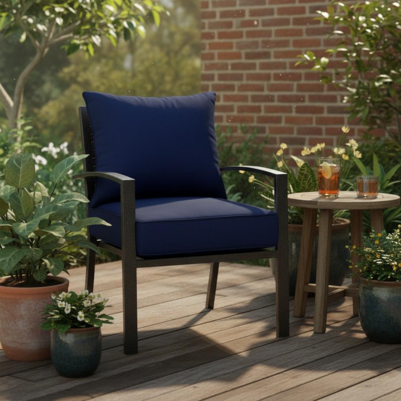 파티오 의자 패드 탈부착 가능한 커버 파티오 의자 패드 - Outdoor Furniture Cover 리뷰 및 가격