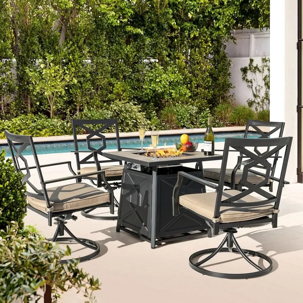 5피스 야외 파티오 가구 세트(화덕 테이블, 28 프로 - Outdoor Furniture Fire Table 리뷰 및 가격